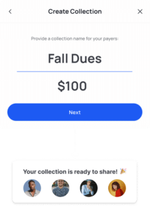 Create a Collection with Crowded Banking and share with your payers