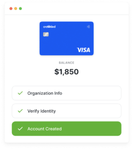 Create bank account with Crowded