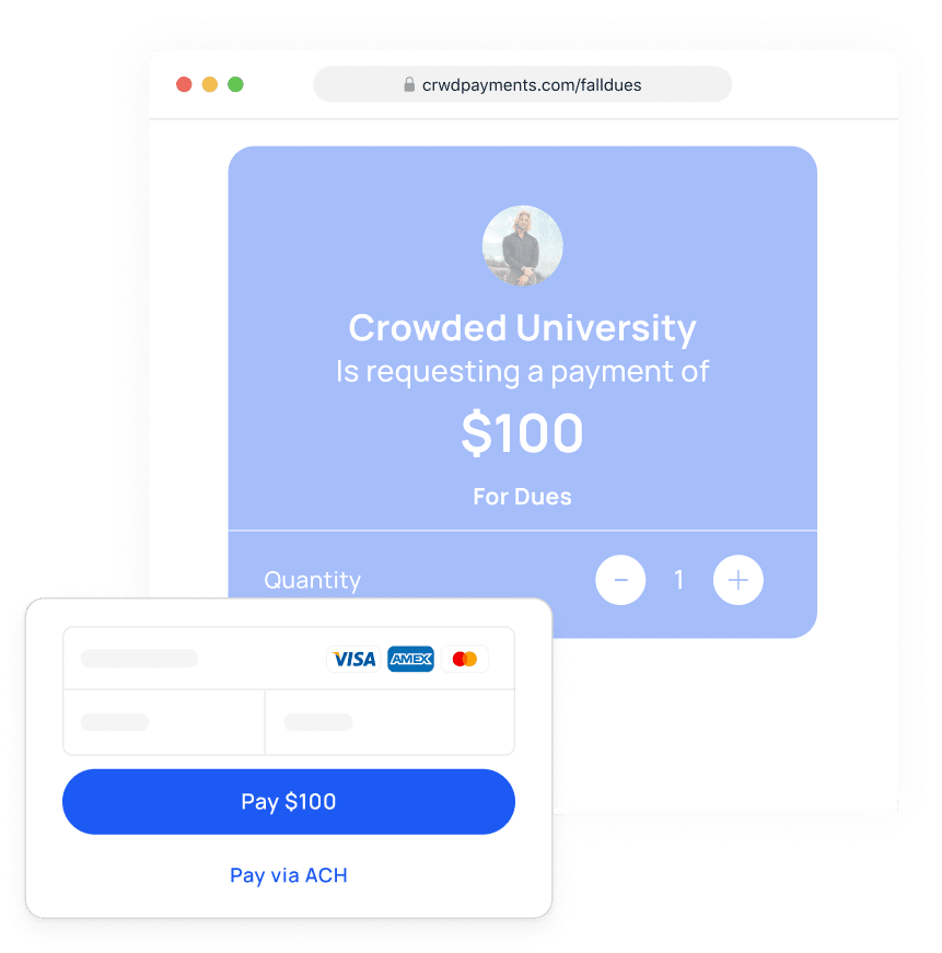 pay dues easily with Crowded