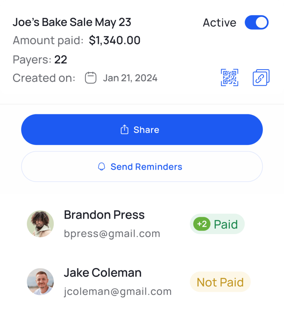 use Crowded to track the payments made to your nonprofit