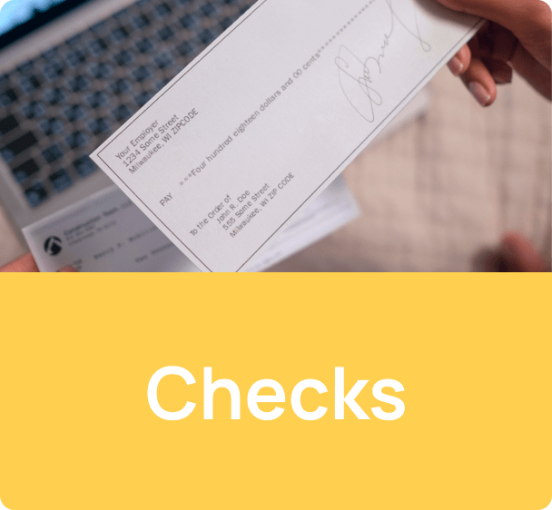 send and deposit checks with Crowded