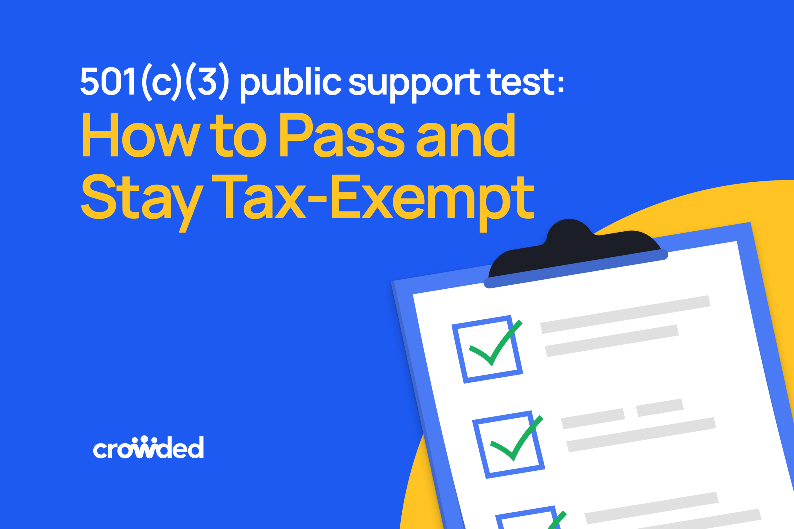 501(c)(3) public support test