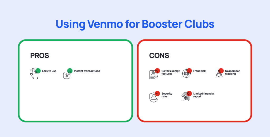 venmo for booster clubs