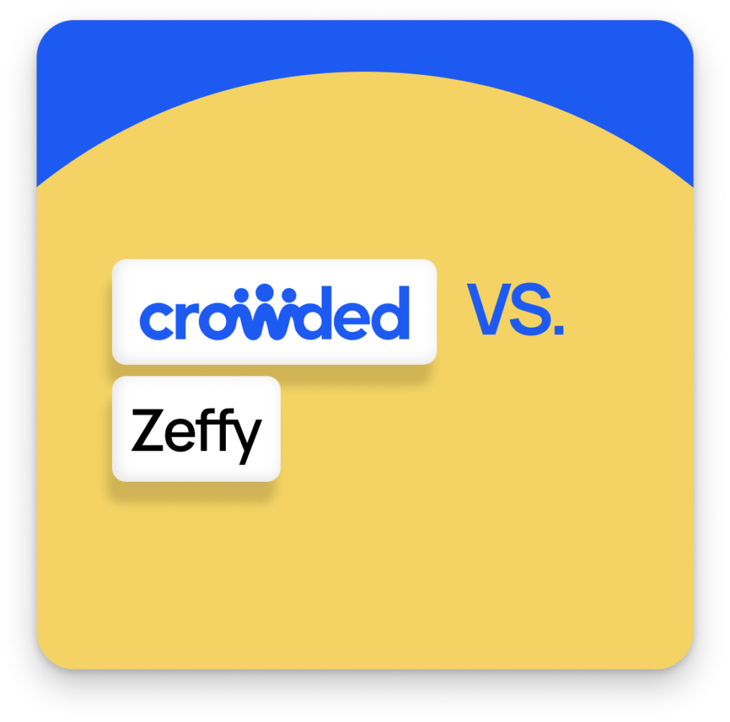 Crowded vs Zeffy fundraising platform comparison