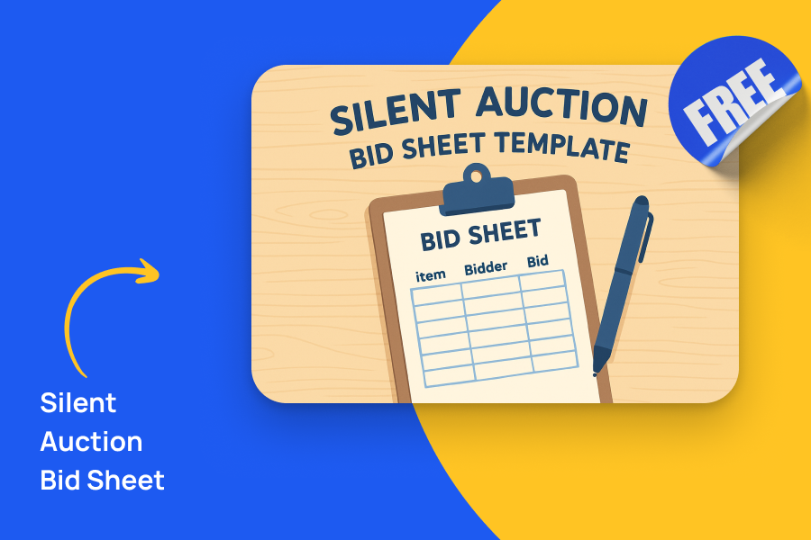 Silent Auction Bid Sheet