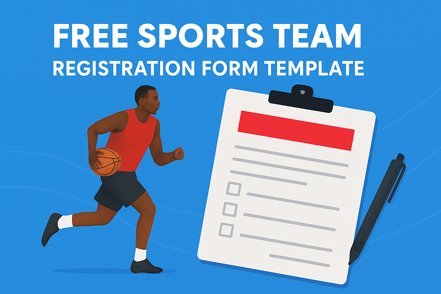 team registration form template