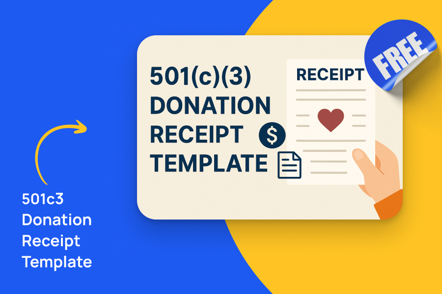 501c3 donation receipt template